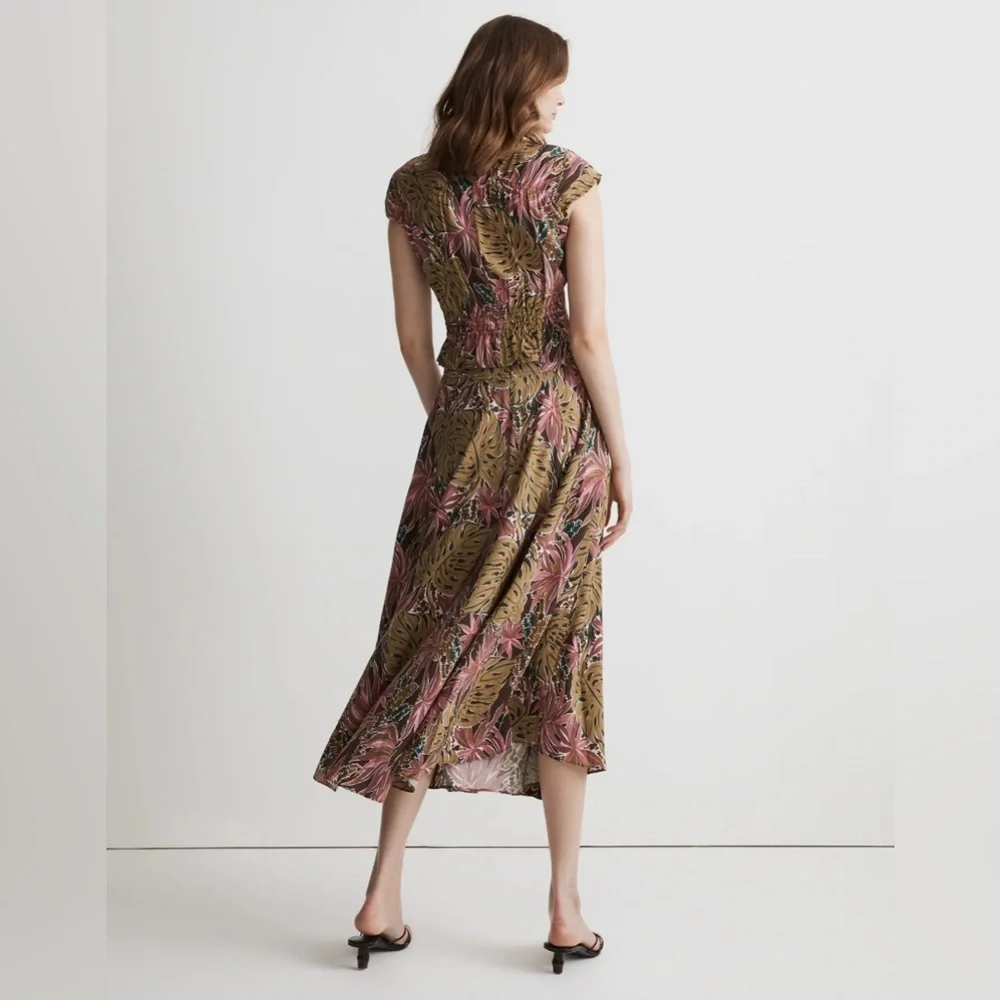 NWOT Madewell Gorgeous Full A-Line 100% Cotton Maxi Skirt in Tan Plus 18W
